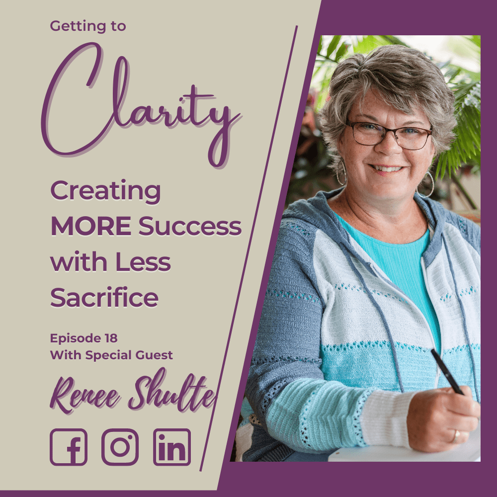 Renee Shulte on the Getting to Clarity Podcast